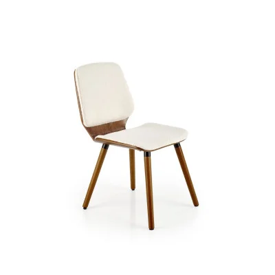 CHAIR K 511, CREAM / WALNUT